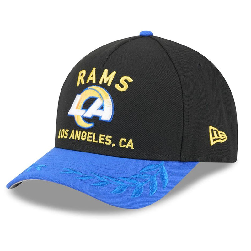 Gorra 9FORTY Los Angeles Rams Draft 2025 M-Crown New Era Negro