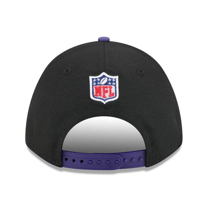 Gorra 9FORTY Baltimore Ravens Draft 2025 M-Crown New Era Negro
