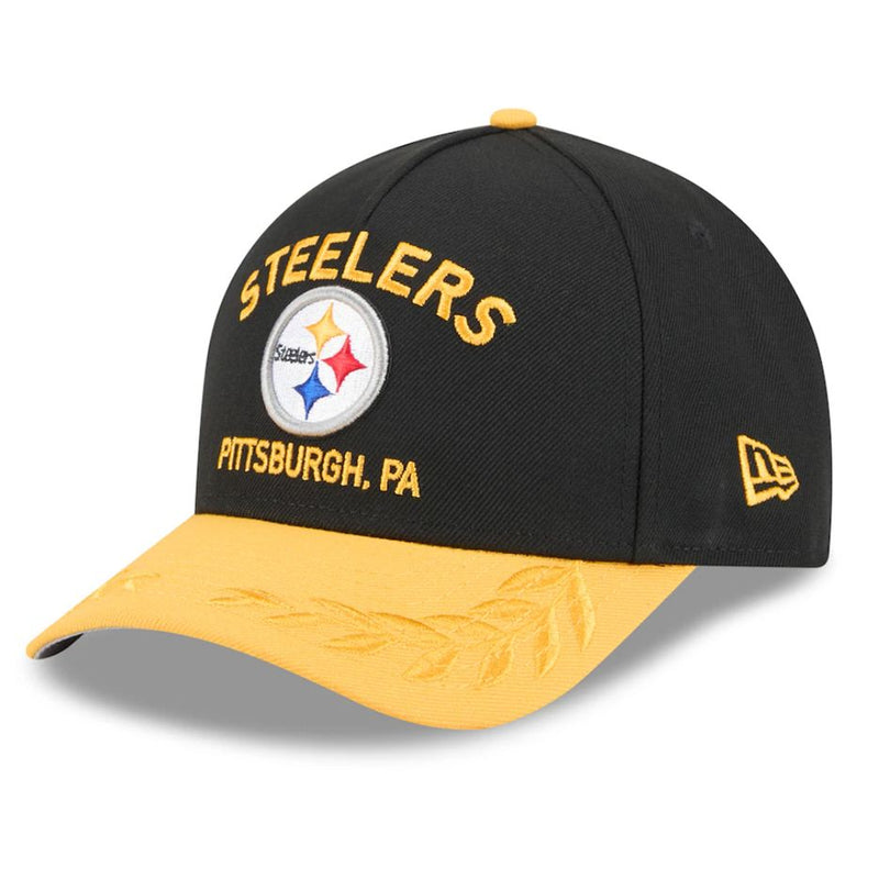 Gorra 9FORTY Pittsburgh Steelers Draft 2025 M-Crown New Era Negro