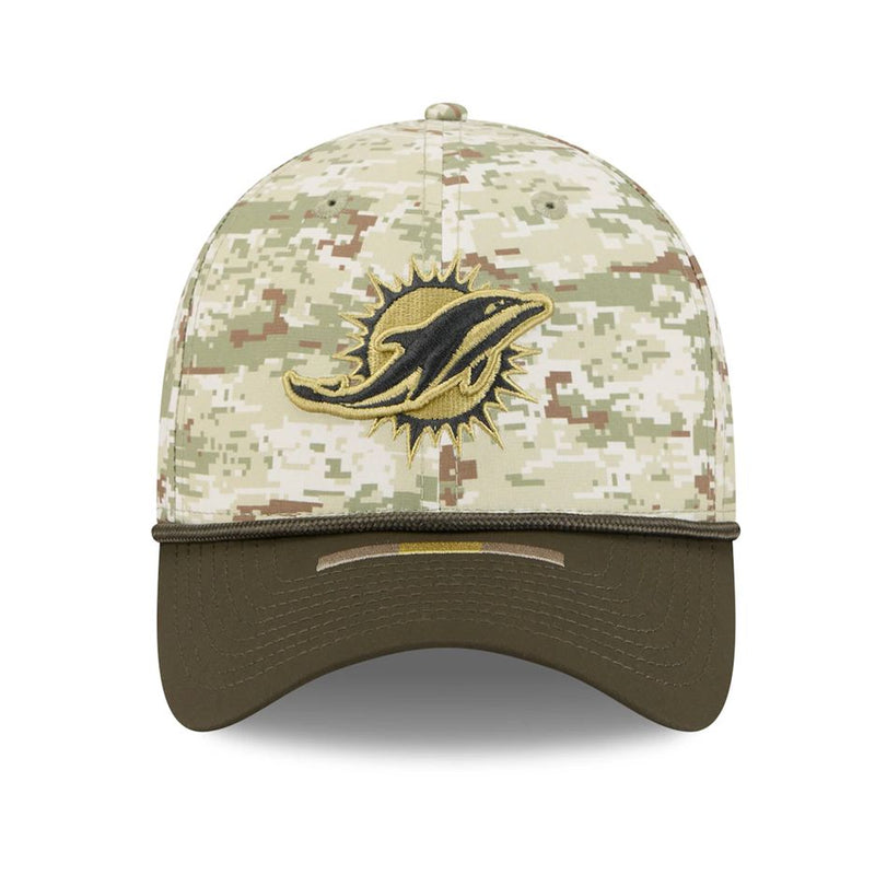 Gorra 39THIRTY Miami Dolphins Salute to Service 2025 New Era Camuflaje