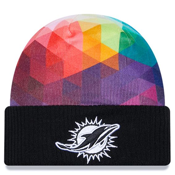 Gorro Beanie Miami Dolphins Crucial Catch 2023 New Era