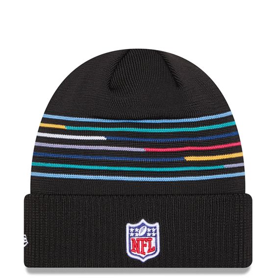 Gorro Beanie Miami Dolphins Crucial Catch 2025 New Era Negro