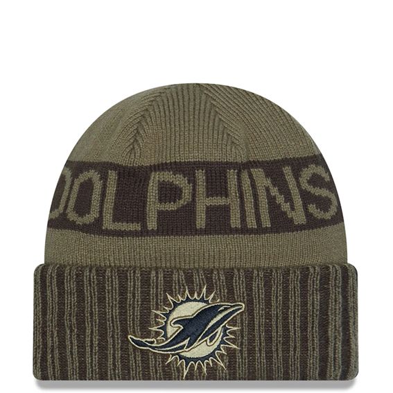 Gorro Beanie Miami Dolphins Salute to Service 2025 Dkm New Era