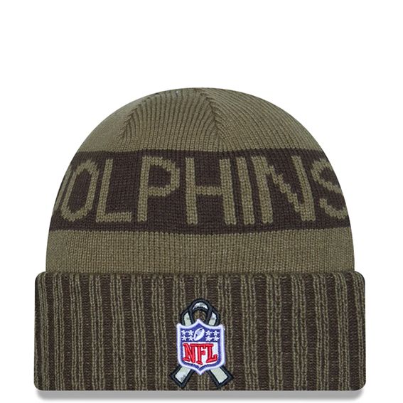 Gorro Beanie Miami Dolphins Salute to Service 2025 Dkm New Era