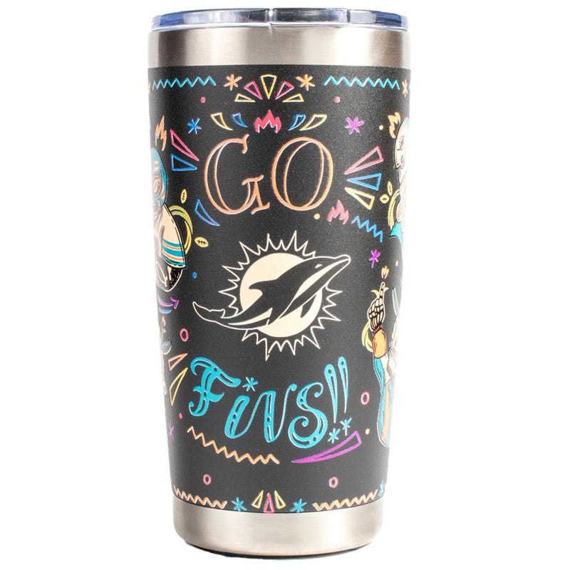 Termo Miami Dolphins 20 oz Norday