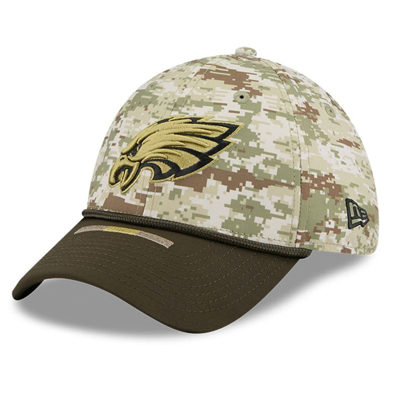 Gorra 39THIRTY Philadelphia Eagles Salute to Service 2025 New Era Camuflaje