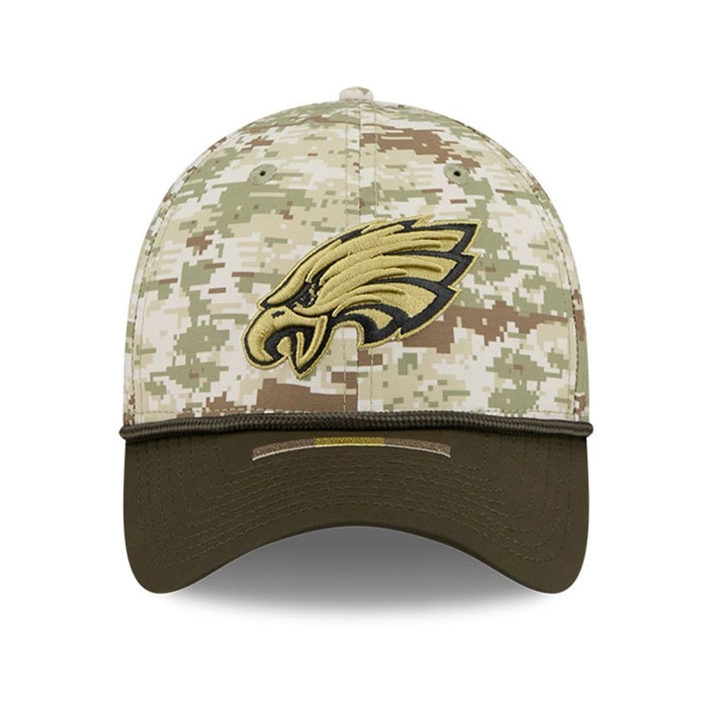 Gorra 39THIRTY Philadelphia Eagles Salute to Service 2025 New Era Camuflaje