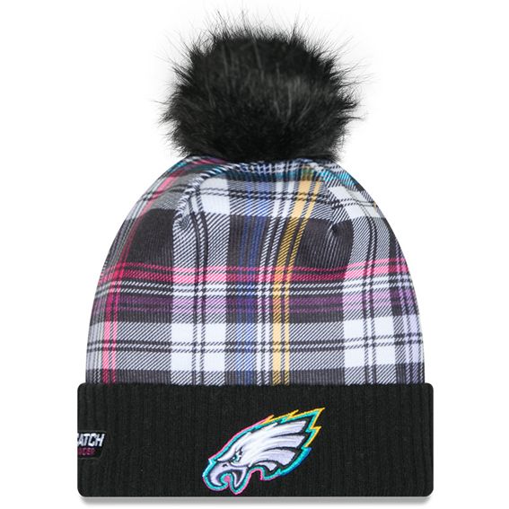 Gorro Beanie Philadelphia Eagles Crucial Catch 2024 New Era Mujer