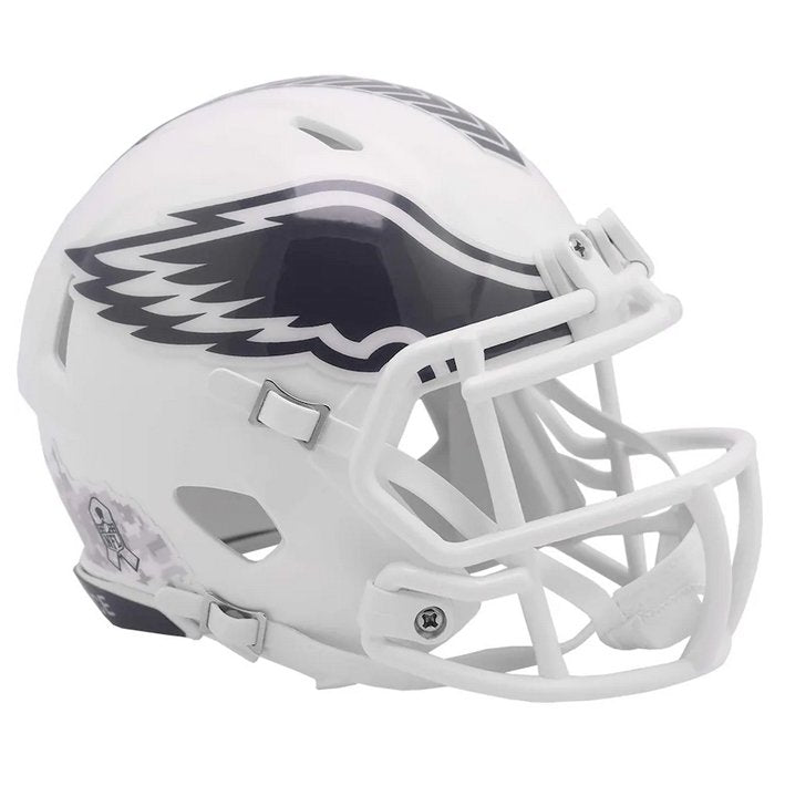 Minicasco Philadelphia Eagles Speed Salute to Service 2024 Riddell