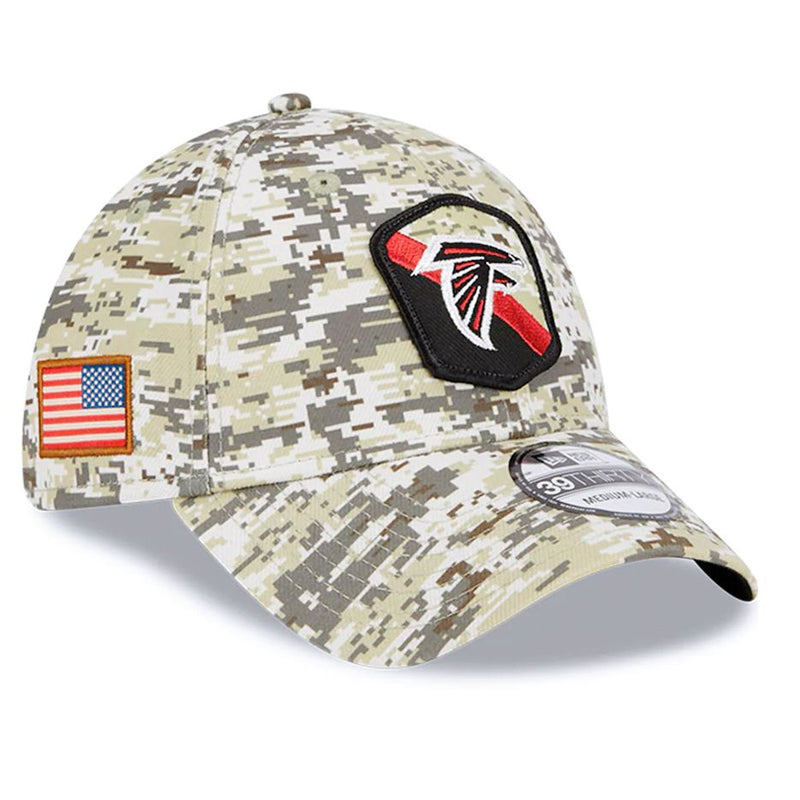 Gorra 39THIRTY Atlanta Falcons Salute to Service 2023 New Era Camuflaje
