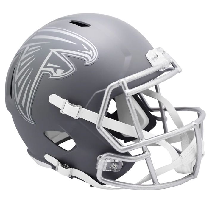 Casco Réplica Atlanta Falcons Speed Slate Riddell Gris Pizarra