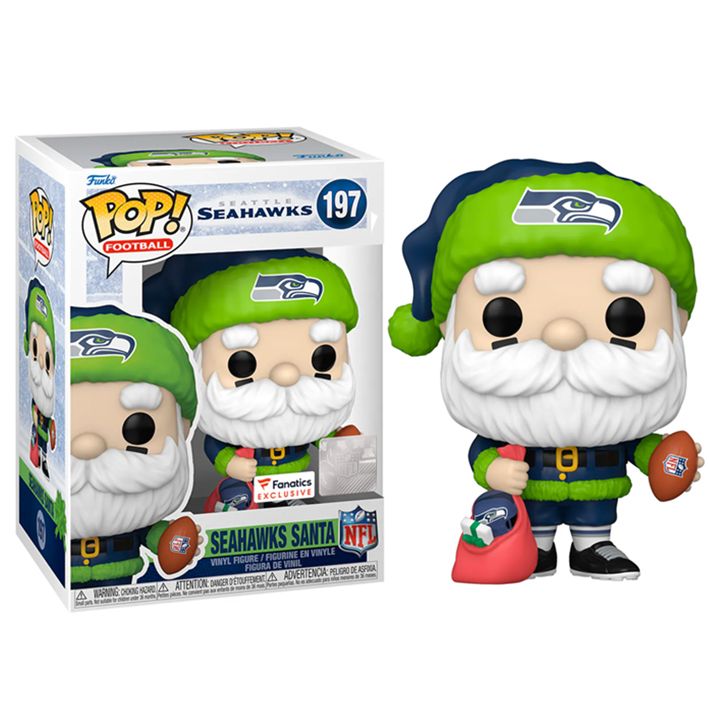 Funko Pop Seattle Seahawks Santa 197