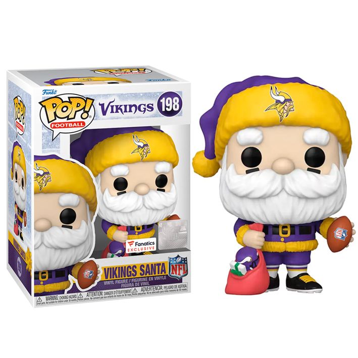 Funko Pop Minnesota Vikings Santa 198