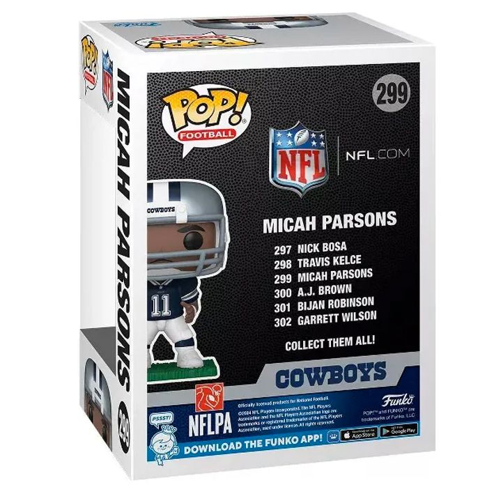 Funko Pop Dallas Cowboys Micah Parsons 299