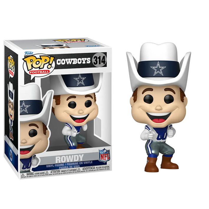 Funko Pop Dallas Cowboys Rowdy 314
