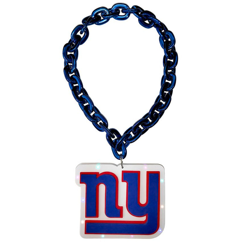 Cadena New York Giants Necklace Logo With Chain Light Team Beans, L.L.C