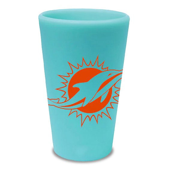 Vaso Miami Dolphins Silicone 16 oz WinCraft
