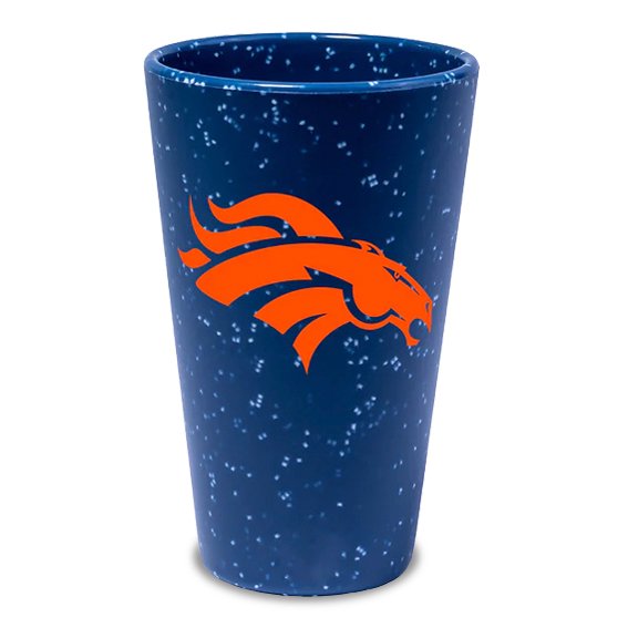 Vaso Denver Broncos Silicone Pint 16 oz WinCraft