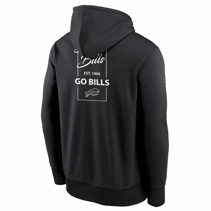 Sudadera con Capucha Buffalo Bills Blackwood Negro