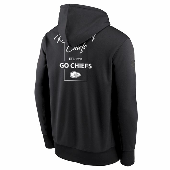 Sudadera con Capucha Kansas City Chiefs Blackwood Negro