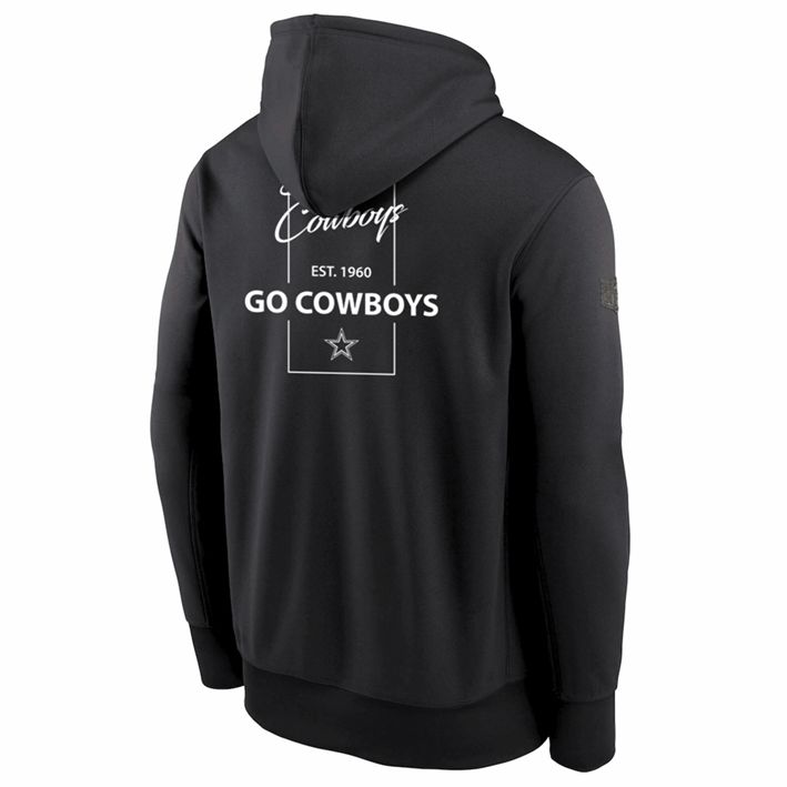 Sudadera con Capucha Dallas Cowboys Blackwood Negro