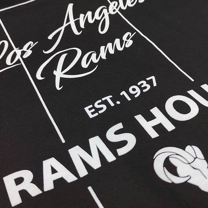 Sudadera con Capucha Los Angeles Rams Blackwood Negro