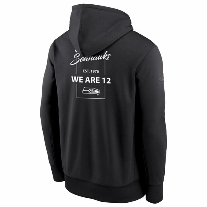 Sudadera con Capucha Seattle Seahawks Blackwood Negro