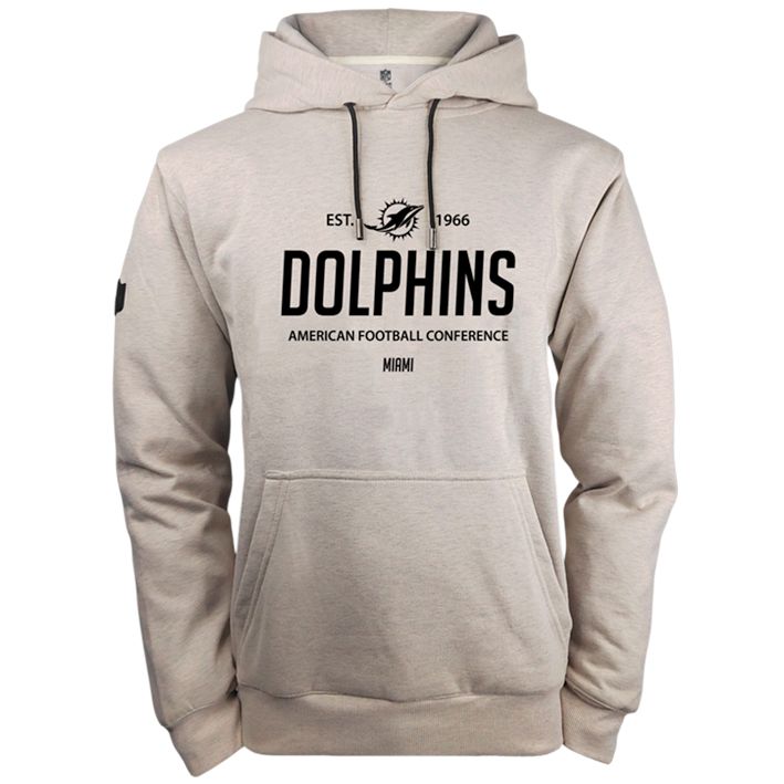 Sudadera con Capucha Miami Dolphins Avena Beige