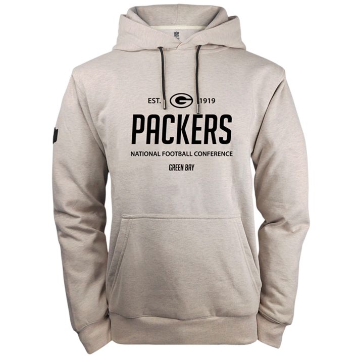 Sudadera con Capucha Green Bay Packers Avena Beige