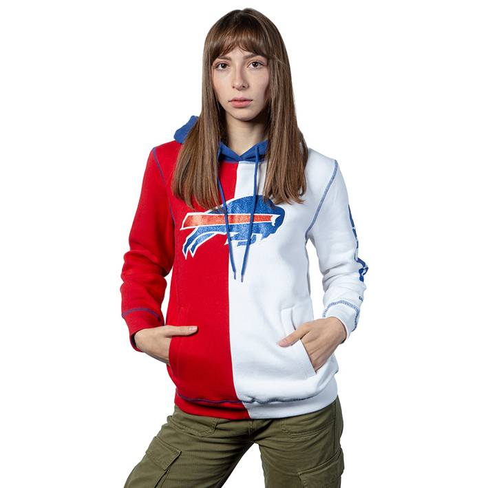 Sudadera Buffalo Bills Sideline 2023 New Era Mujer Blanco