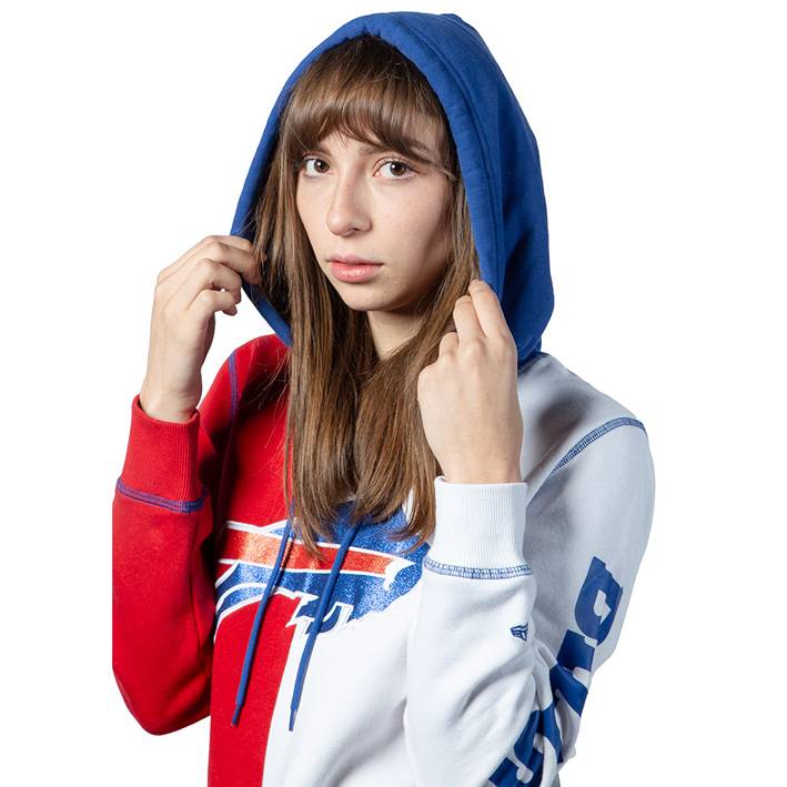 Sudadera Buffalo Bills Sideline 2023 New Era Mujer Blanco