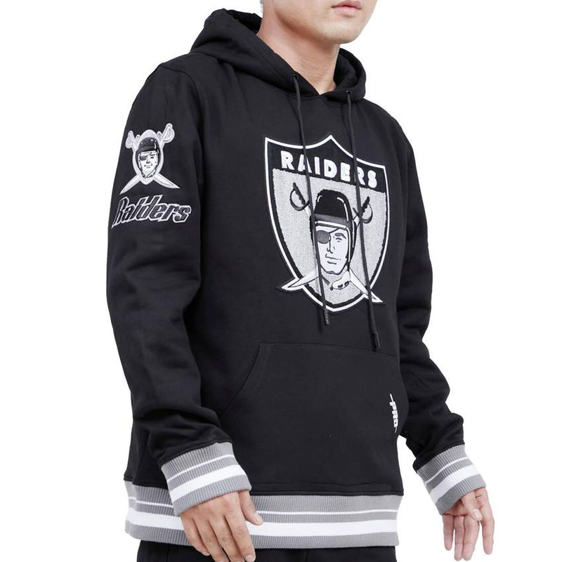 Sudadera Las Vegas Raiders Classic Retro Pro Standard Negro