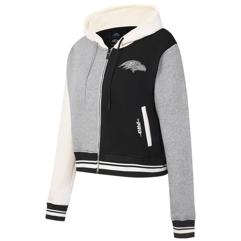 Sudadera Baltimore Ravens French Terry Pro Standard Mujer