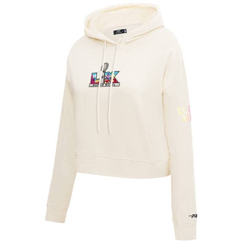 Sudadera Super Bowl LX Eggshell Pro Standard Mujer