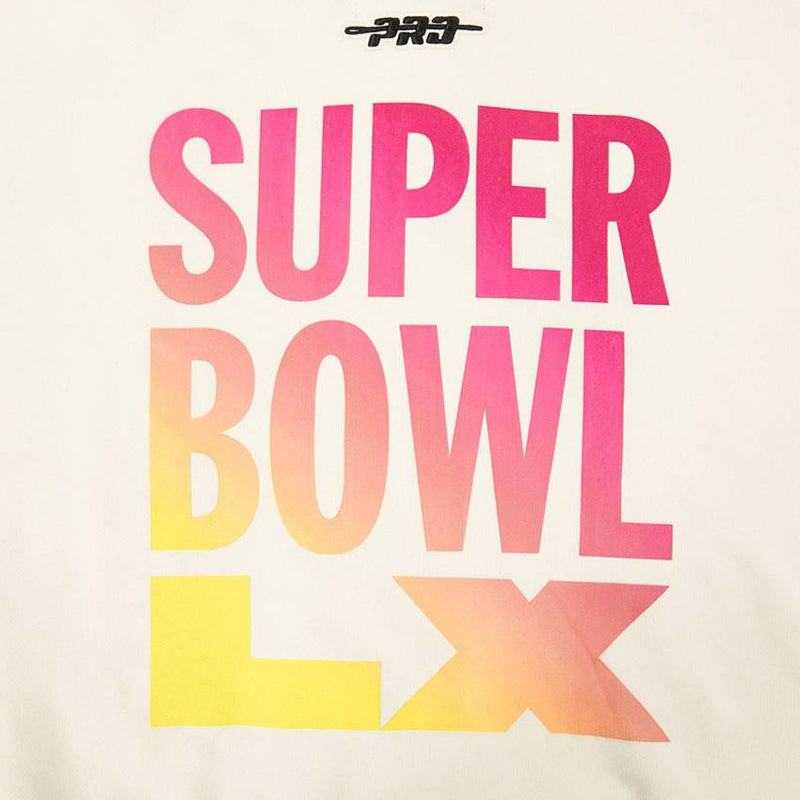 Sudadera Super Bowl LX Eggshell Pro Standard Mujer