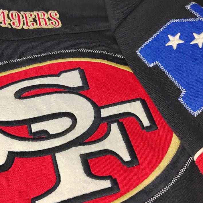 Sudadera San Francisco 49ers Split Zone 47 Brand