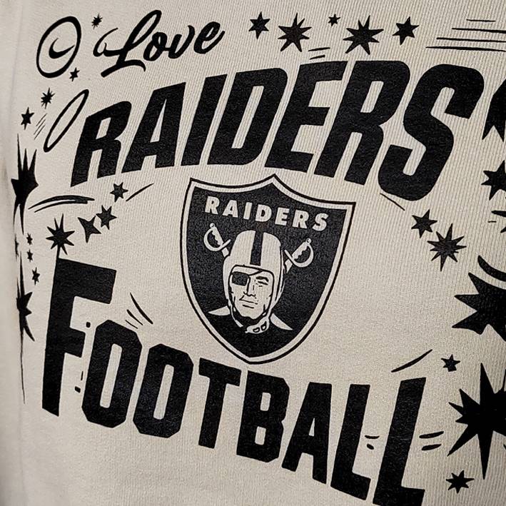 Sudadera con Capucha Las Vegas Raiders Crop Top Mujer