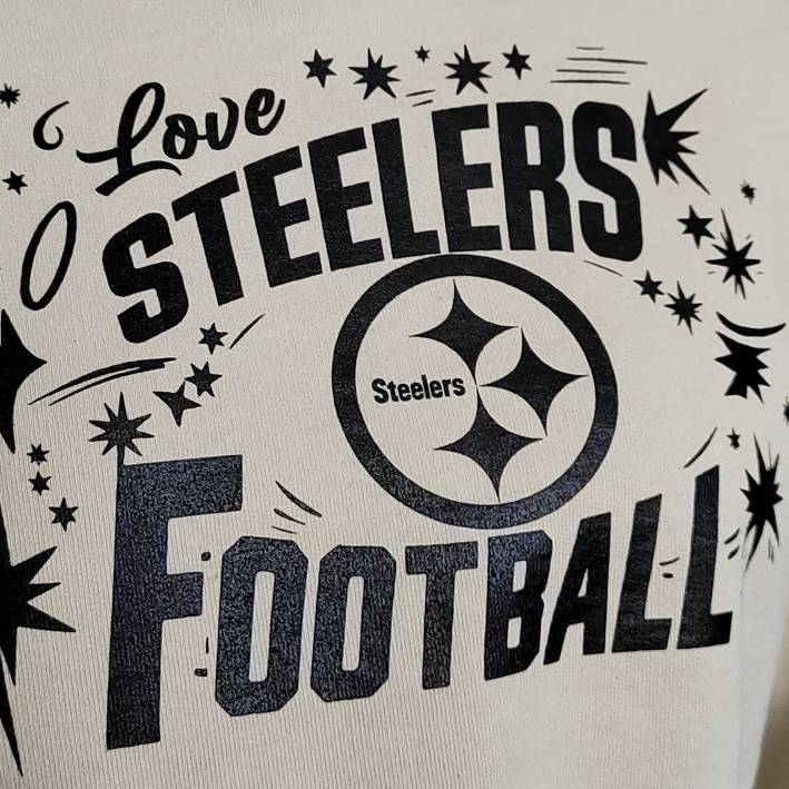Sudadera con Capucha Pittsburgh Steelers Crop Top Mujer