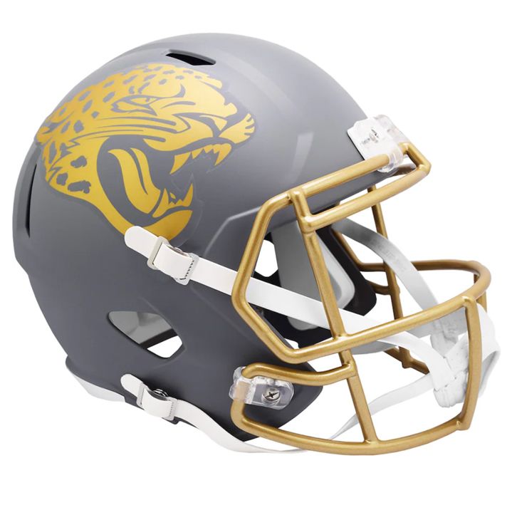 Casco Réplica Jacksonville Jaguars Speed Slate Riddell Gris Pizarra