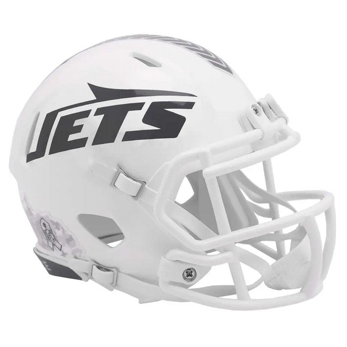 Minicasco New York Jets Speed Salute to Service 2024 Riddell