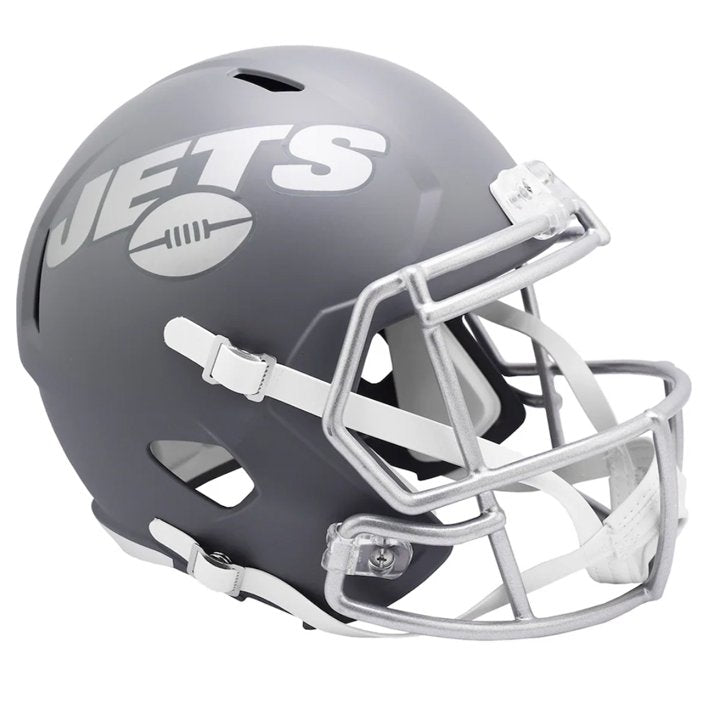 Casco Réplica New York Jets Speed Slate Riddell Gris Pizarra
