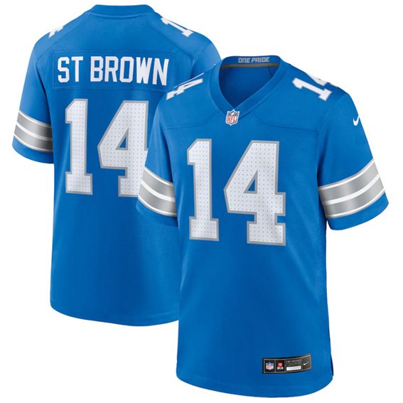 Jersey Detroit Lions Nike Hombre Café