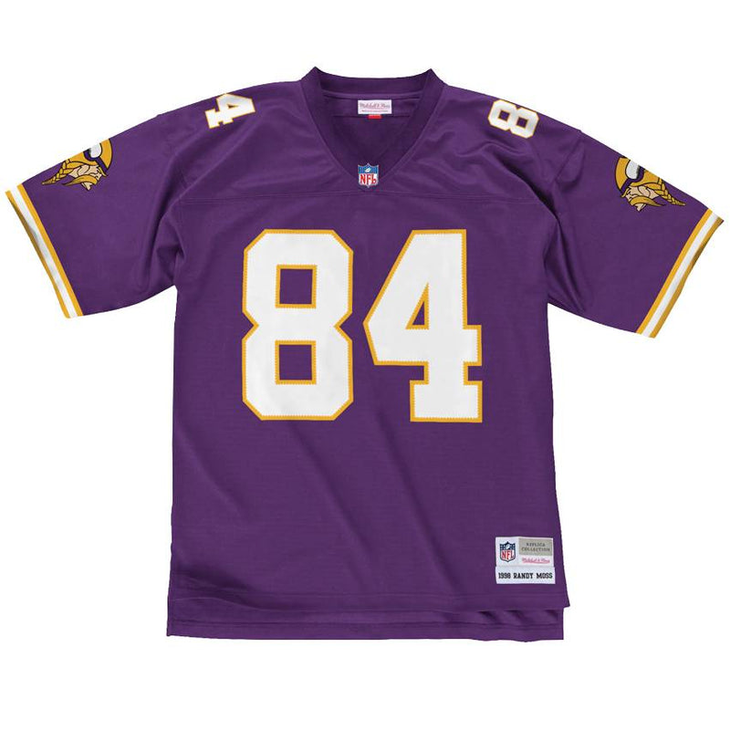Jersey Minnesota Vikings Moss Mitchell & Ness Hombre