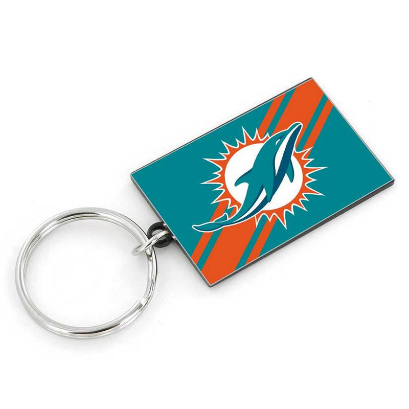 Llavero Miami Dolphins Keyring Striped Aminco
