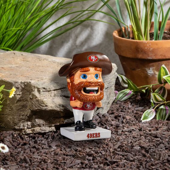 Figura Coleccionable San Francisco 49ers Big Head Mascot Evergreen Verde