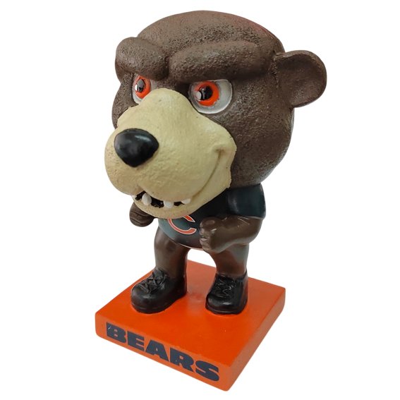 Figura Coleccionable Chicago Bears Big Head Mascot Evergreen Verde
