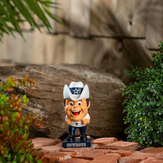 Figura Coleccionable Dallas Cowboys Big Head Mascot Evergreen Verde