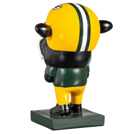 Figura Coleccionable Green Bay Packers Big Head Mascot Evergreen Verde