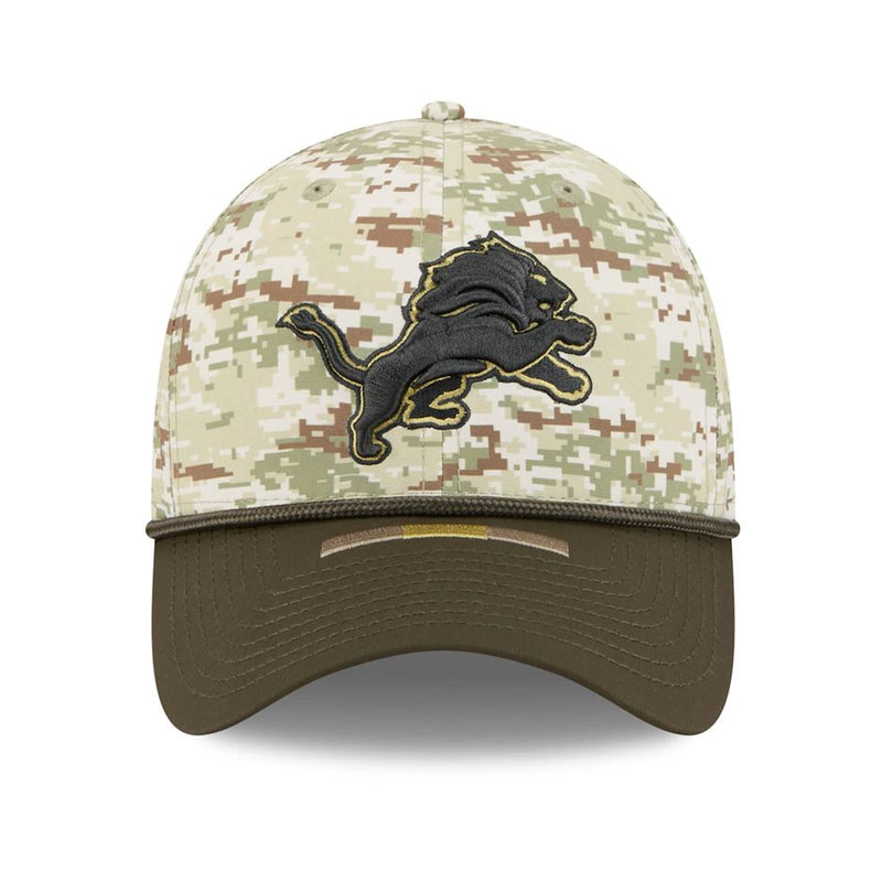 Gorra 39THIRTY Detroit Lions Salute to Service 2025 New Era Camuflaje