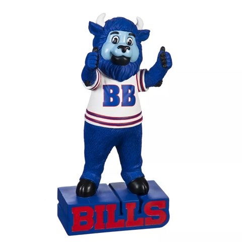 Figura Coleccionable Buffalo Bills Mascot Statue Evergreen Verde